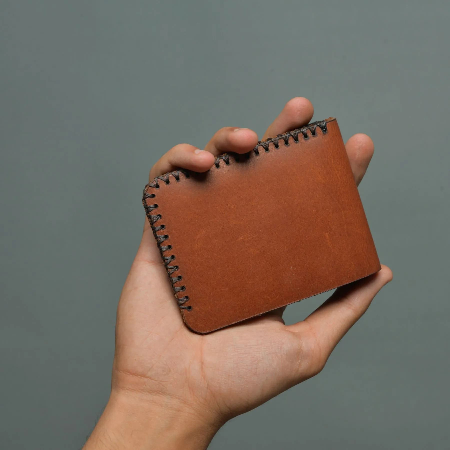 Leather artisan at work